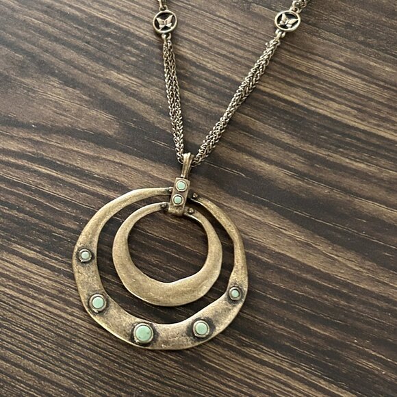 2000s Hammered Ring Necklace ASO Alex Russo - Picture 7 of 11